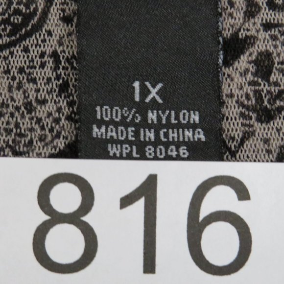 I-N-C* Women's Short Sleeve Low‎ V-Neck Button Down Ruffled Blouse~ Size 1X - Picture 4 of 13